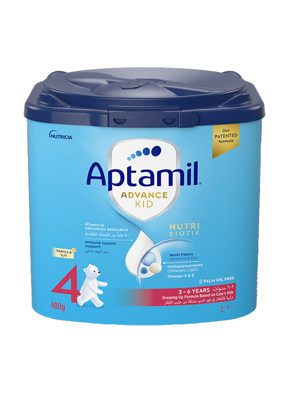 

Aptamil Advance Vanilla 3 to 6 Years Kid 4 Growing Up Formula, 400g