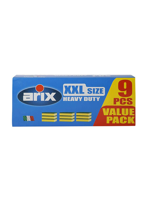 

Arix Heavy Duty Spponge, XXL, 9 Pieces