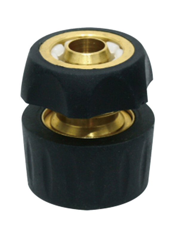 

Aqua Craft Soft-Touch Brass Hose Connector, 13mm, 660030, Black