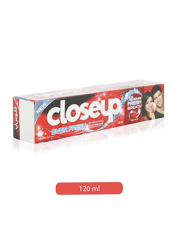 Close Up Ever Fresh Red Hot Toothpaste, 120ml