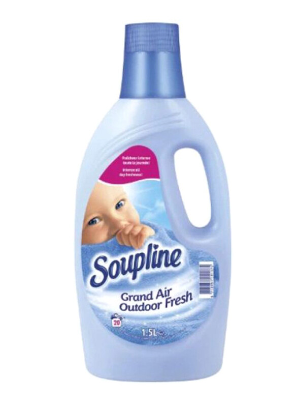 

Soupline Diluted Grand Air Outdoor Fresh Scent Fabric Conditioner, 1.5 Liter