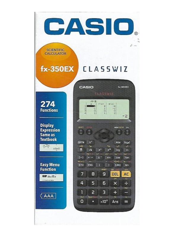 

Casio Scientific Calculator, Fx-350EX, Black