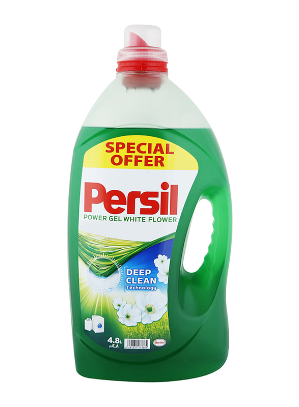 Persil Deep Clean White Flower Power Gel, 4.8 Liters