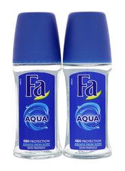 Fa Aqua Roll On, 2 x 50ml