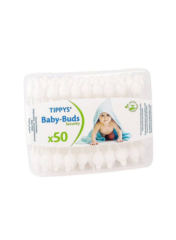 Tippys Cotton Tips for Babies - 50 Paper