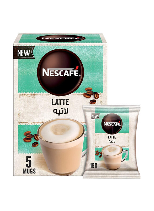 

Nescafe Cappuccino Latte Instant Coffee, 5 x 19g
