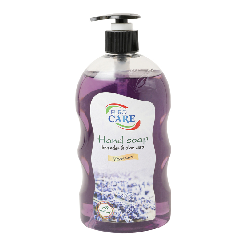 Euro Care Premium Lavender & Aloe Vera Flavour Hand Soap, 650ml