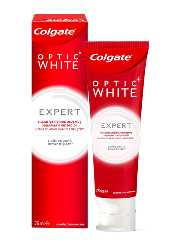 

Colgate Optic White Expert White Whitening Toothpaste, 75ml