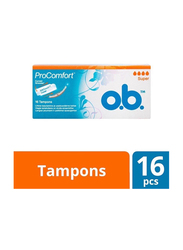 Johnson & Johnson Ob Tampoons Super, 16 Pieces