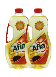 Afia Sunflower Oil, 2 X 1.5 Liters