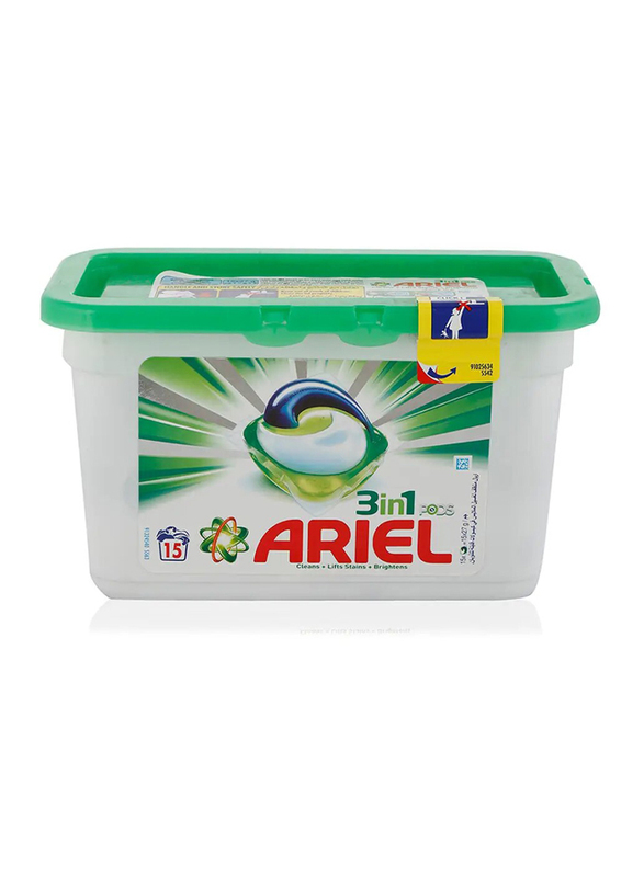 Ariel 3 in1 PODS Laundry Detergent Tablets - 15 x 27g