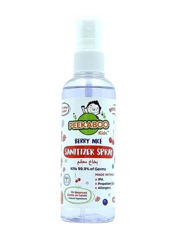 

Peekaboo 100ml Berry Nice Hand Sanitizer Spray for Kids