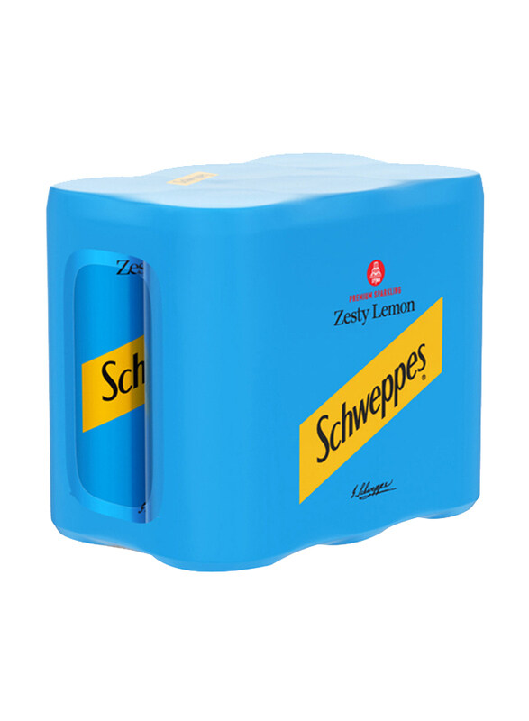 

Schweppes Zesty Lemon Soft Drink, 6 x 250ml