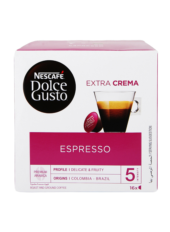 Nescafe Dolce Gusto Espresso Coffee, 16 Cap x 88 g