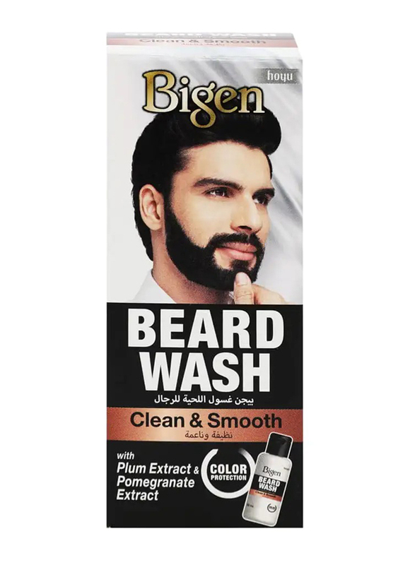 Bigen Clean & Smooth Beard Wash, 30ml