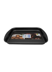 Tramontina 34cm Brasil Deep Rectangle Roasting Pan, 34x18x5.4 cm, Black