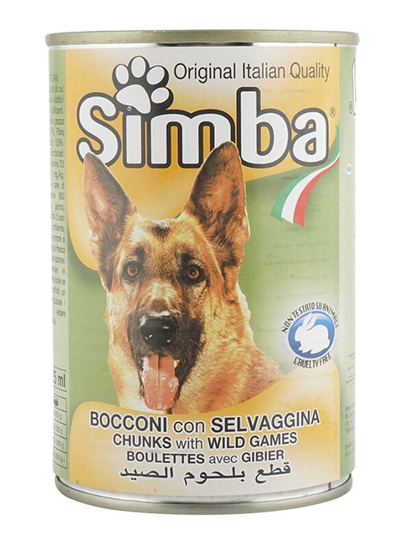 

Simba Chunks with Wild Game Wet Dog Food, 415 grams