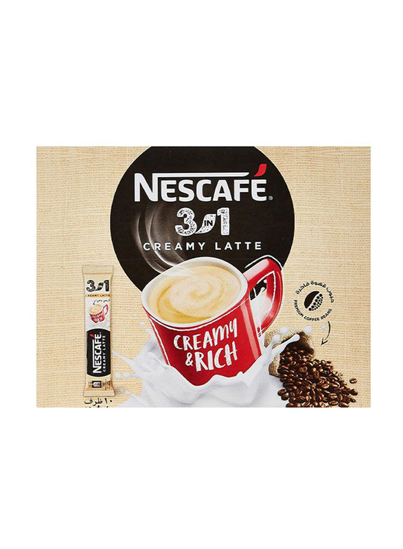 Nescafe 3in1 Creamy Latte Instant Coffee, 10 x 22.4g