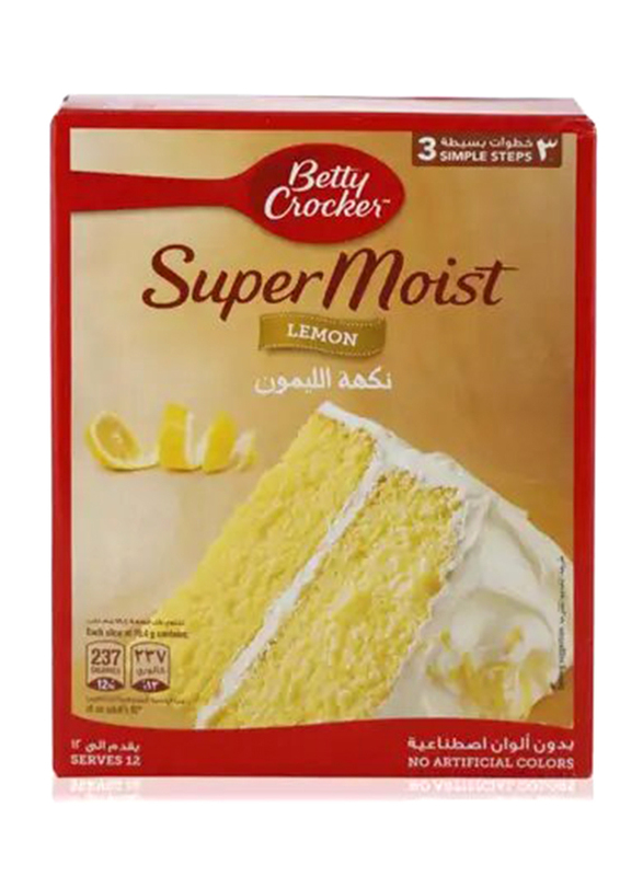 Betty Crocker Super Moist Lemon Cake Mix, 500g