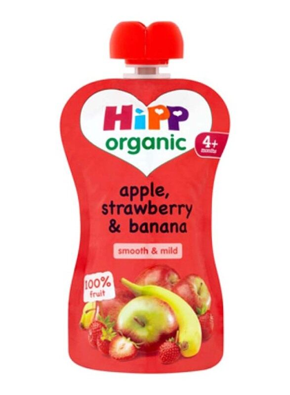 

Hipp Strawberry, Banana & Apple Puree - 100 g