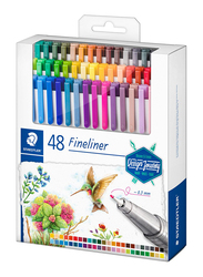 Staedtler 48-Piece Design Triplus Fineliner, Multicolour