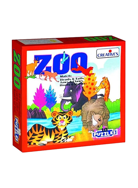 

Creative Zoo Jigsaw 10 Puzzle Set, Learning & Education, Ages 3+