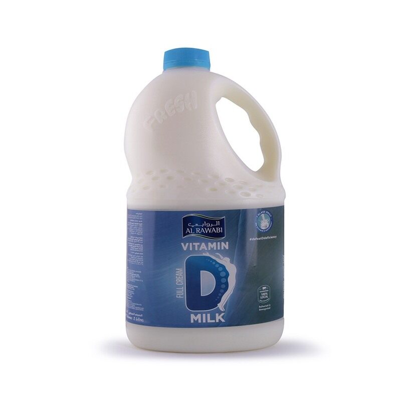 

Al Rawabi Vitamin D Milk Full Cream 2Liters