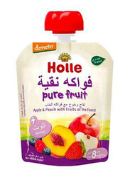 Holle Apple Peach with Fruits of Forest Organic Pure Fruit, 8 Months, 90g
