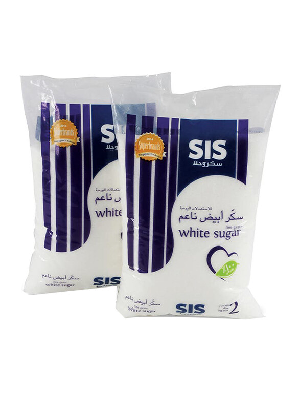 

SIS Fine Granulated Sugar, 2 x 2 Kg