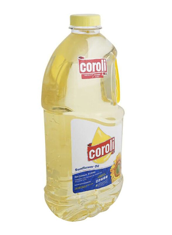 

Coroli Sunflower Oil, 1 Piece x 3 Liter