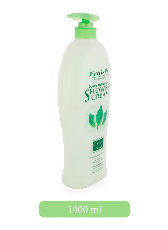 

Fruiser Goat Milk Double Moisturizing Shower Cream with Green Tea, 1 Liter