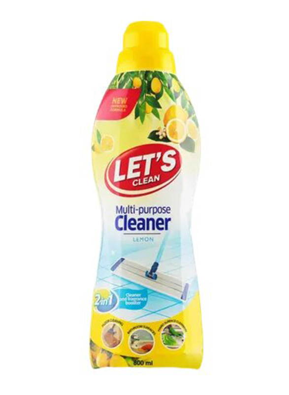 Let's Clean Lemon Multi-Purpose Cleaner, 800ml