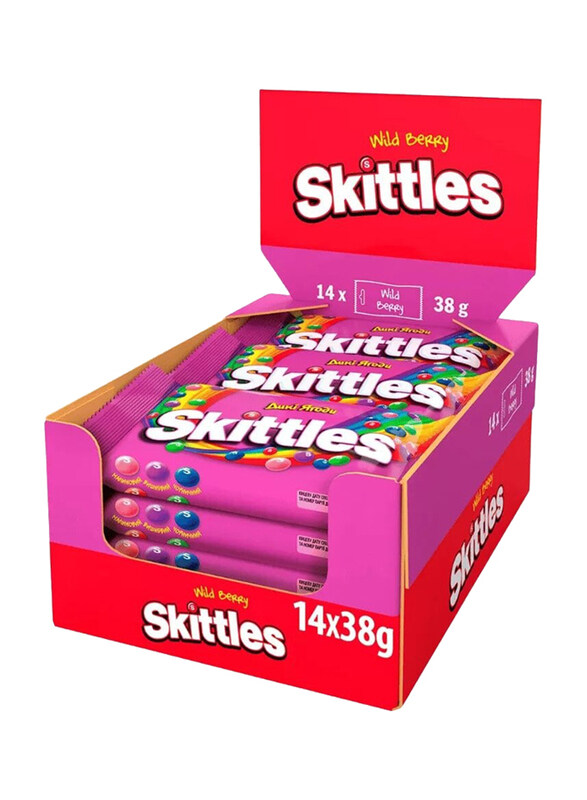 

Skittles Wild Berry Flavour Candy, 14 x 38g