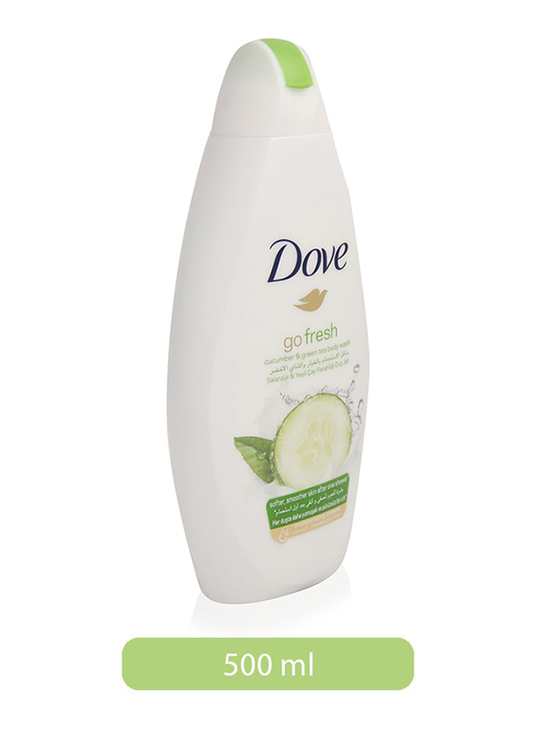 Dove Go Fresh Cucumber Body Wash, 500ml
