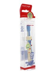 Pigeon Lesson 3 Baby Training Toothbrush, 10111, Blue/White