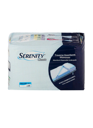 Serenity Traverse Classic Disposable Adult Pads, 15 Piece
