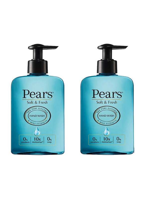 Pears Soft & Fresh Hand Wash, 2 x 250ml