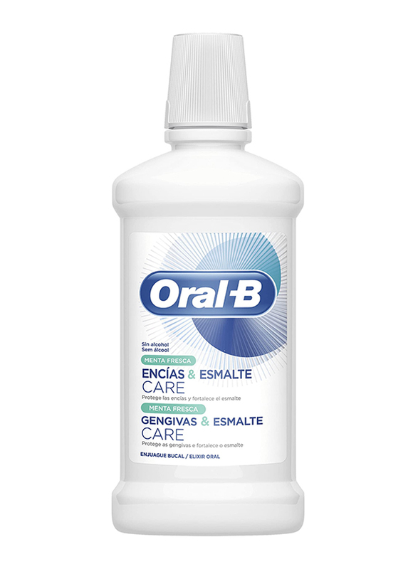 Oral B Gum & Enamel Fresh Mint Mouthwash, 500ml