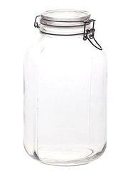 Bormioli Rocco Fido Clip Jar, 4 Liter, Clear