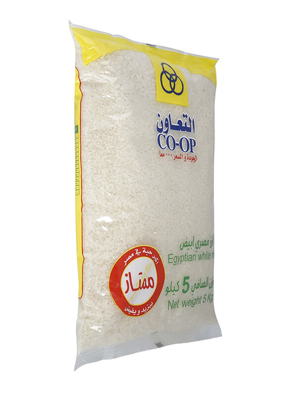 

Co-Op Egyptian White Rice - 5 Kg