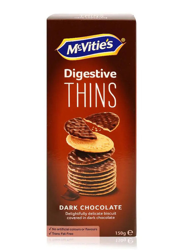 Mc Vitie's Digestive Thins Dark Chocolate Biscuits - 150g