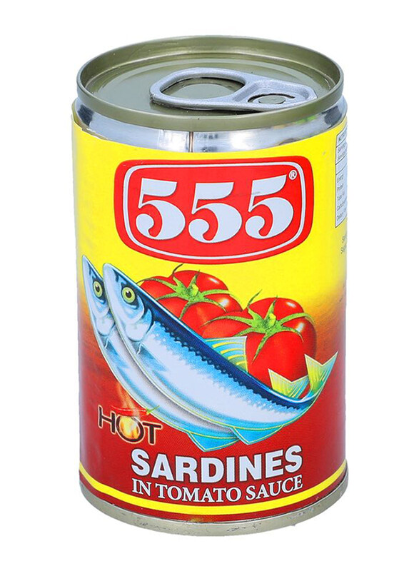 

555 Sardines In Tomato Sauce Hot, 155g