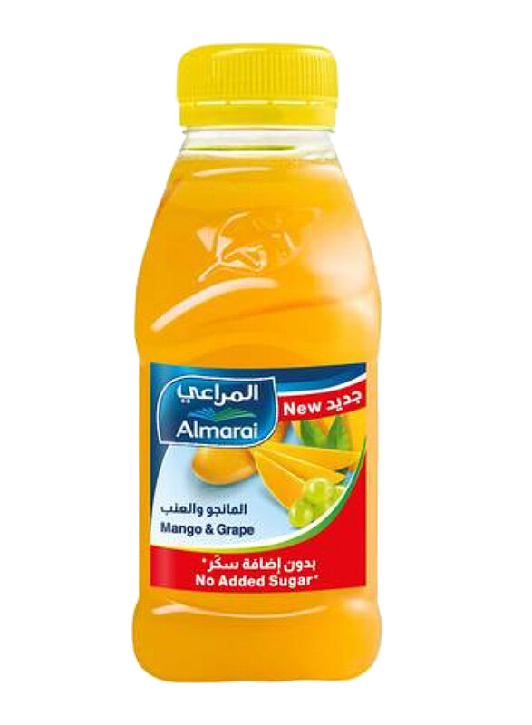 

Al Marai Almarai No Added Sugar Mango & Grape Juice, 200ml