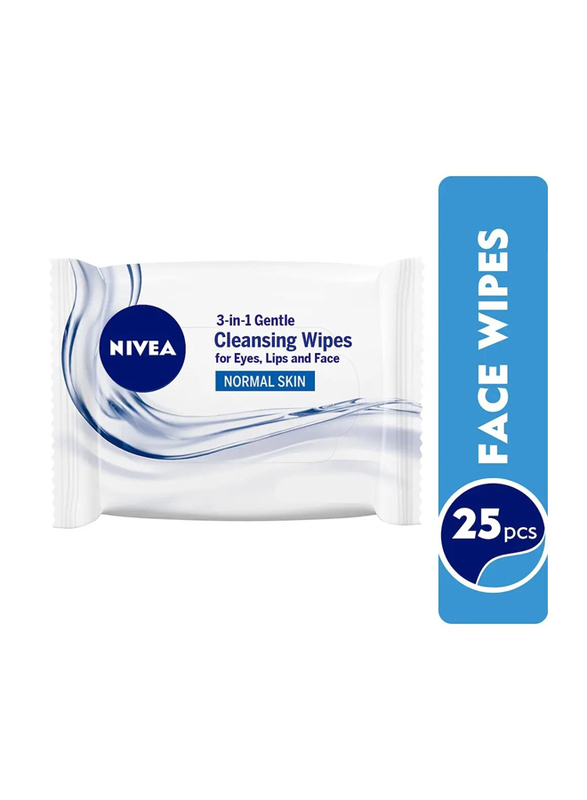 NIVEA Face Refreshing Cleansing Wipes - 25 Pieces