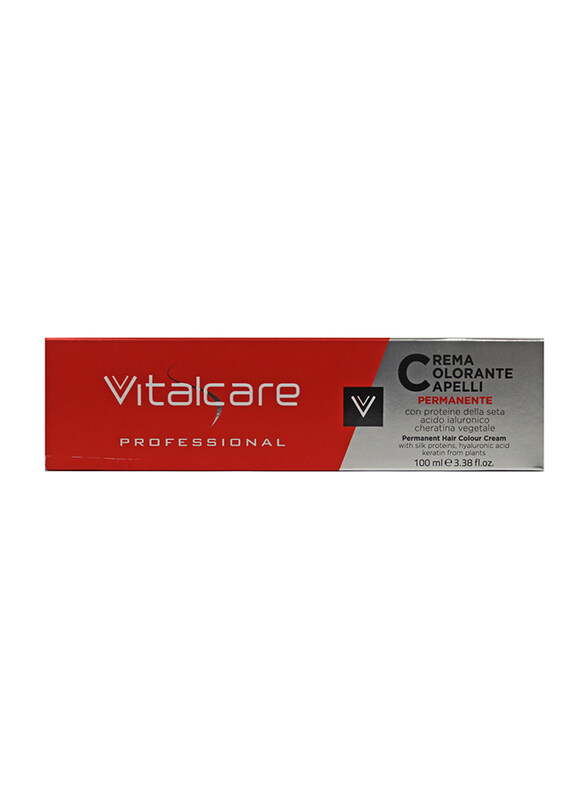 

Vital care Professional Hair Colouring Cream with Silk Proteins, Brown, 100ml