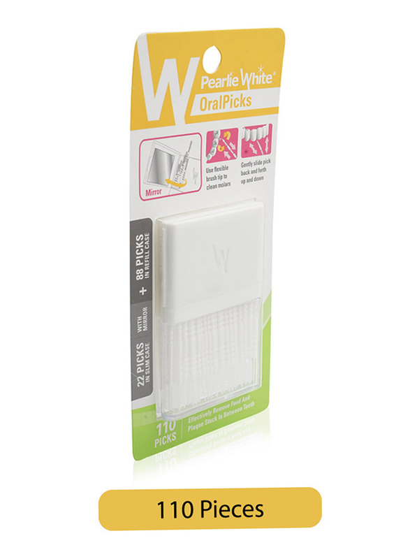 Pearlie White Oral Picks, 110 Pieces