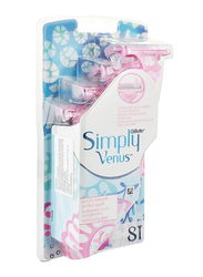 Gillette Simply Venus Razor for Women - 8 Pieces
