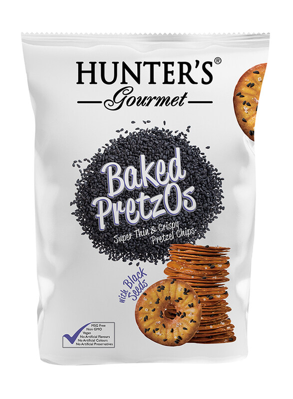 

Hunter's Gourmet Baked Pretzos with Black Seeds, 180g