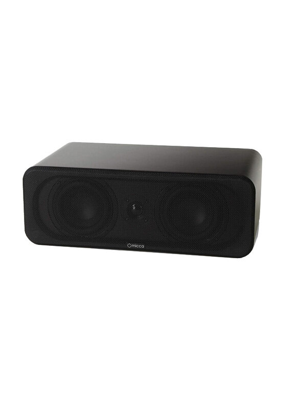 

Micca RB42-C Premium Center Channel Bookshelf Wired Speaker, Black