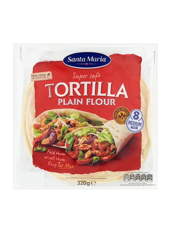

Santa Maria Latin America Plain Flour Soft Tortillas, 320g